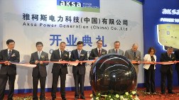 Aksa Jeneratör Çin'de Yeni Fabrika Açtı