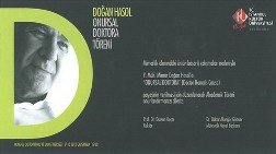 İKÜ'den Doğan Hasol için Onursal Doktora Töreni