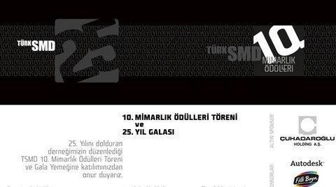 TSMD 10. Mimarlık Ödülleri Sahiplerini Buluyor