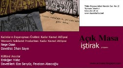 Açık Masa, Kader Kısmet Atölyesi ve Kültürel Aracılar'ı Ağırlıyor