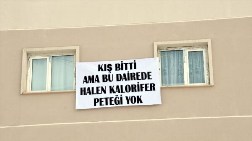 TOKİ'ye Pankartlı Protesto!