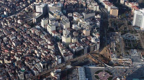 Havadan Taksim Meydanı Projesi