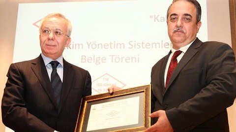 Kalekim Rusya Fabrikası TSE Belgesi Aldı