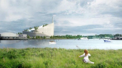 BIG, Çatısında Kayak Pisti Olan Enerji Merkezi Tasarladı