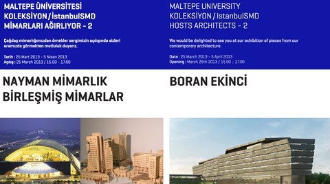 Maltepe Üniversitesi "Koleksiyon / İstanbulSMD Mimarları Ağırlıyor 2"