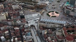 İşte Taksim Meydanı'nın Havadan Son Görüntüleri!