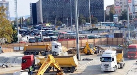 Taksim'deki İnşaat Onları da Vurdu!