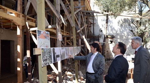 Muğla'nın İlk Kiremit Çatılı ve Çift Cumbalı Evi Restore Ediliyor