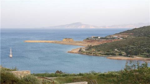 Datça'da Marina için Deniz Dolduruluyor