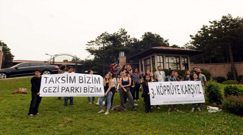 Başbakan'a 3. Köprü Protestosu
