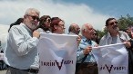 Uğur Tanyeli, İclal Dinçer, Cevat Erder ve Murat Güvenç, Gezi Parkı'nda yapılan basın açıklamasında