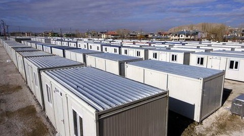 10 Bin Kişilik Konteyner Kent Kuruldu