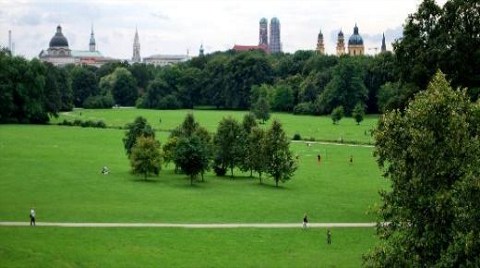 Englischer Garten-Münih (Almanya)