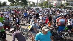 En Büyük Bisikletli Eylemi: 'Ölümler Dursun'