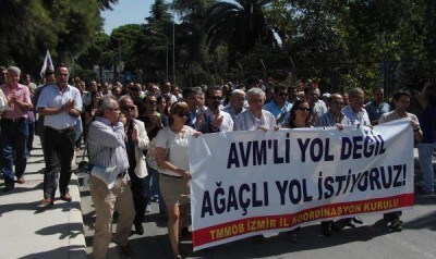 "AVM'li Yol Değil, Ağaçlı Yol İstiyoruz"