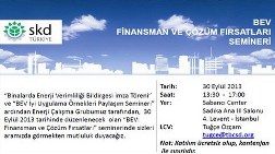 “Binalarda Enerji Verimliliği: Finansman ve Çözüm Fırsatları” Semineri