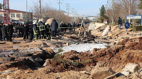 OSB'de Doğalgaz Boru Hattı Patladı