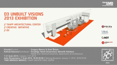 "D3 Unbuilt Visions" Sergisi Türkiye'de!