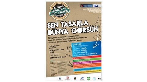 3. Karton Ambalaj ve Stand Tasarım Yarışması