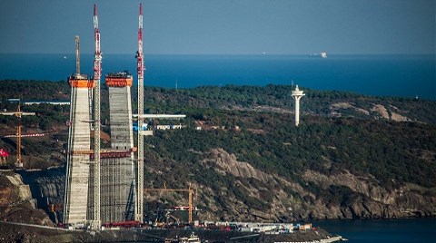 3. Boğaz Köprüsü'nün Kuleleri Eşitlendi