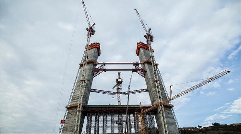 3. Boğaz Köprüsü'nün Kuleleri Eşitlendi