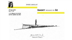 Arolat, YTÜ'de 'İbadet Mekanı'nı Anlatacak