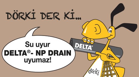 DELTA®-NP DRAIN Jeokompozit Drenaj Levhası