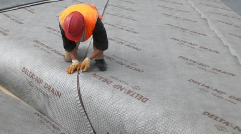 DELTA®-NP DRAIN Jeokompozit Drenaj Levhası