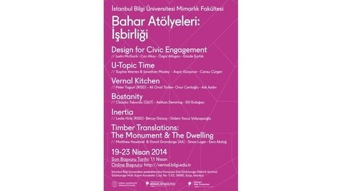 Bilgi Mimarlık Bahar Atölyeleri 2014: 'İşbirliği'