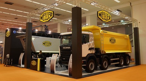 Meiller En Çok Tercih Edilen Modelleriyle Beton 2014'teydi