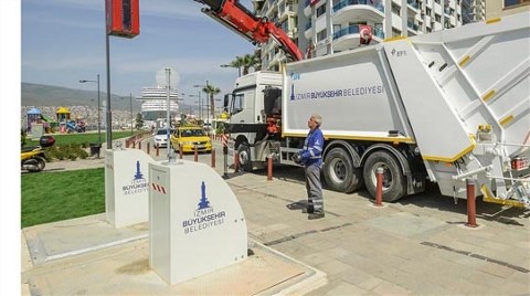 Kordon'da Çöpler Yeraltına İndi