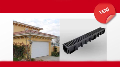 Connecto® B125 L130 Poliamid Mazgallı Drenaj Kanalı