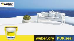 weber.dry PUR seal: Teras, Çatı Yalıtımında Uzun Ömürlü Çözüm!