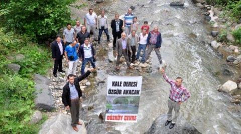 Trabzon'da HES Protestosu
