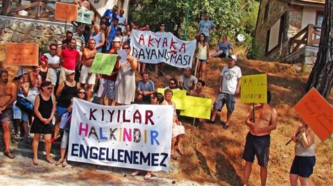 Akyaka'da "Kıyılar Halkındır" Eylemi!