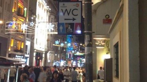 Beyoğlu'nda Fıkra Gibi Engelli Tuvaleti