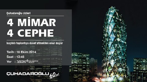 "4 Mimar 4 Cephe" Konferansı