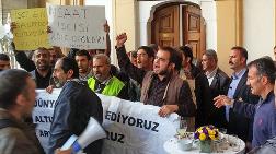 İnşaat İşçileri PTT'yi Protesto Etti!