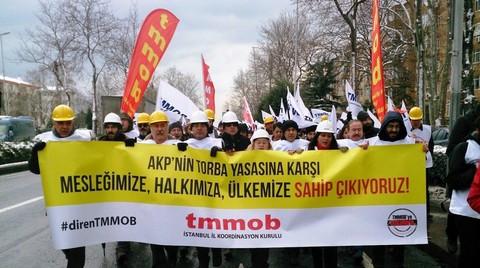 TMMOB'dan Çevre ve Şehircilik Bakanlığına Siyah Çelenk