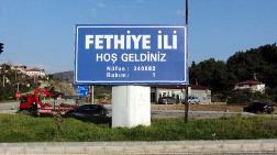 Fethiye'ye Temsili il Tabelası