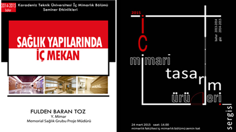 Sağlık Yapılarında İç Mekan Semineri ve İç Mimari Ürünler 2015 Sergisi