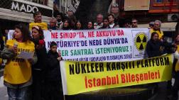 Beşiktaş'ta Nükleer Karşıtı Eylem