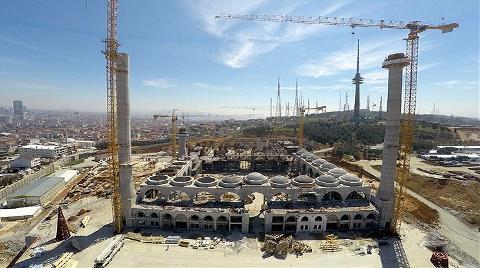 Çamlıca Camisi'nin Yüzde 75'i Tamamlandı