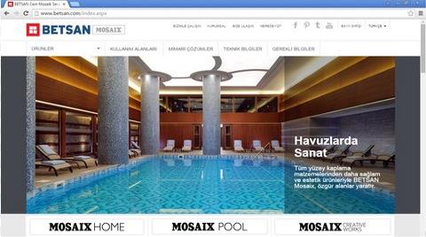 Betsan Mosaix Kurumsal Web Sitesini Yeniledi