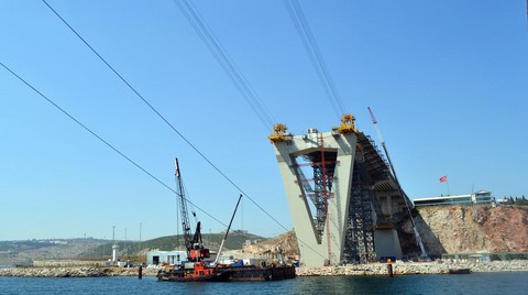 Körfez Köprüsünün Yaklaşım Viyadükleri Tamam