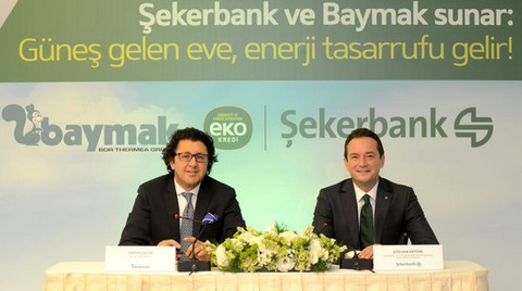 Şekerbank'tan Güneş Enerjisine 50 Milyon TL Kaynak