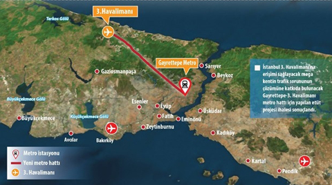 3. Havalimanı İçin Metro Çalışması Başladı