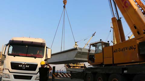 Marmaris'ten İsrail'e Beton Yüzer İskele 