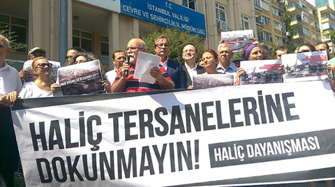 Haliç Dayanışması: Tersanelerime Dokunma