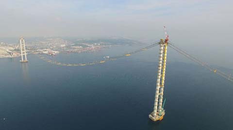 İzmit Körfez Geçiş Köprüsü Mart 2016'da Açılacak